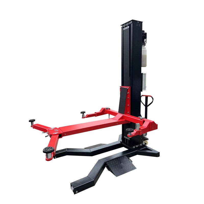 2.5/3T Movable Portable One Post Hydraulic Car Lift Auto Hoist with CE Certification Shanghai Fanbao QJY2.5-H